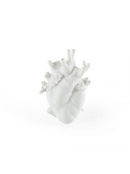 Vaso in porcellana bianca