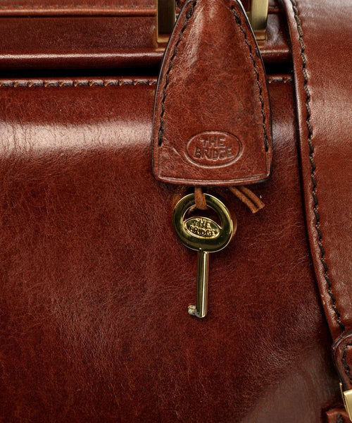 Borsa dottore in cuoio