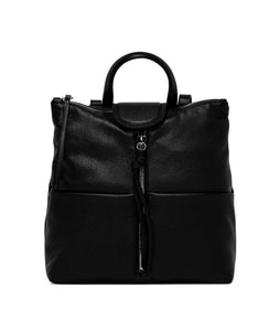 Zaino in pelle "martellata"