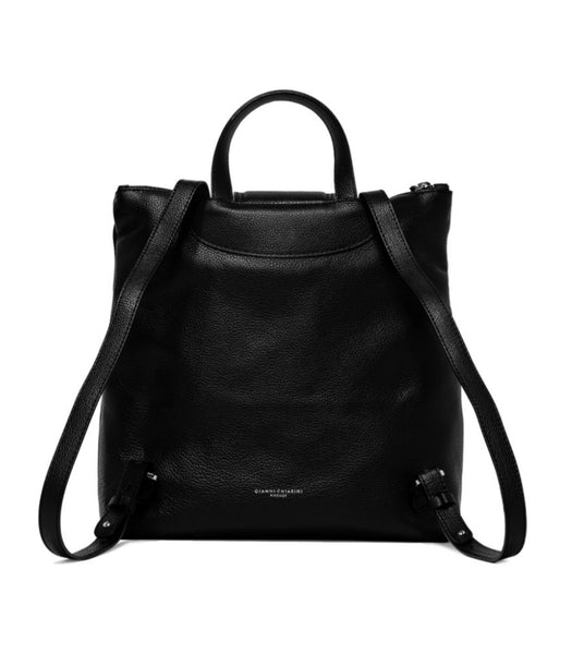 Zaino in pelle "martellata"