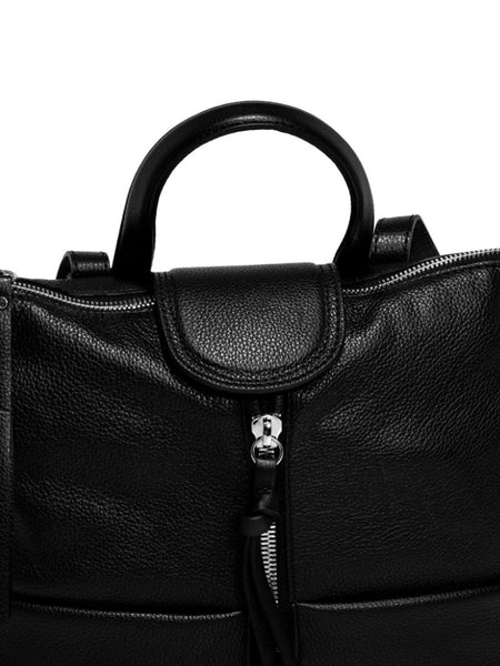 Zaino in pelle "martellata"